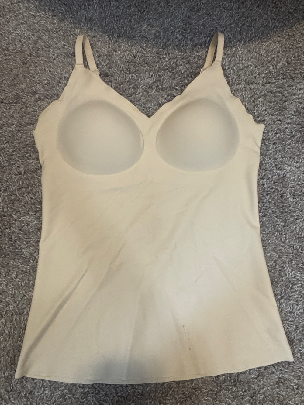 Seamless Built-In Bra Camisole - Cream